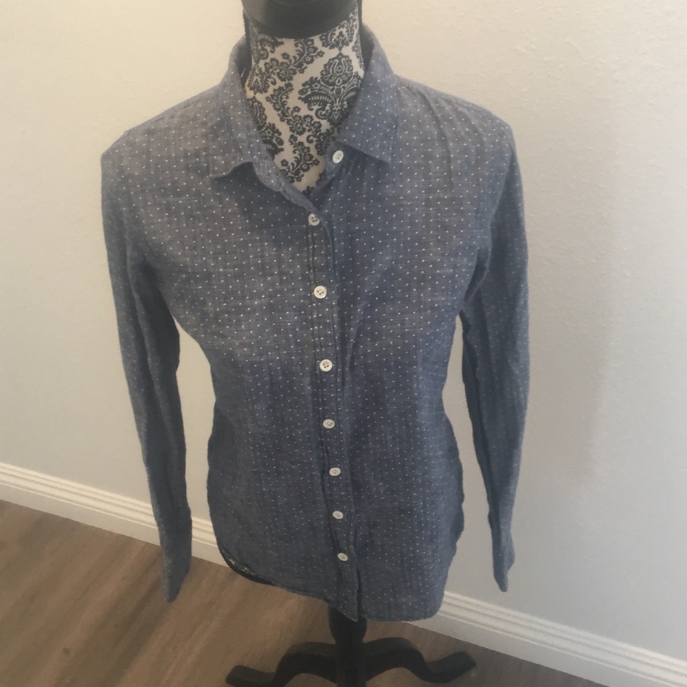 JCrew Chambray Button Down - Size 2